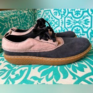 All Black NWOT Black & Tan Lace Up Rubber Sole Sneakers Size 7